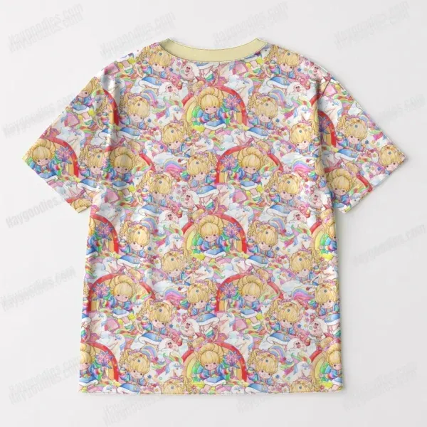 Rainbow Brite Pattern T-Shirt-XS to 7XL