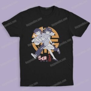 Ranma 1/2 Unisex Black T-Shirts-Adult Sizes to 5XL-Various Designs