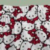 Hello Kitty Red Bow All-Over Pattern Skater Skirt with Pockets | S–6XL