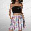 skirt-model-carebearsw.jpg Care Bears skirt short skirt with pockets all-over print