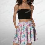 Care Bears skirt short skirt with pockets all-over print