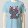 Sailor Moon Luna t-shirt kawaii Luna Artemis-skyblue Sailor Moon Luna t-shirt kawaii Luna Artemis