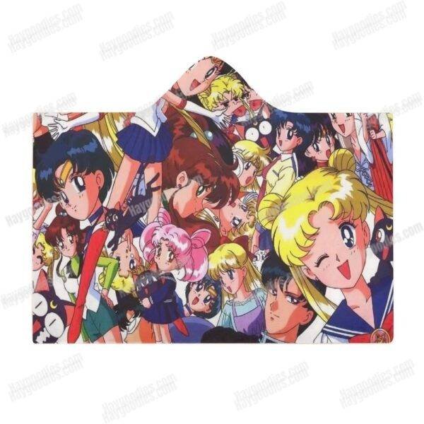 sm1.jpeg Sailor Moon and Friends Cloak Hooded Blanket – Various Designs | 3 Sizes