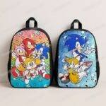 Sonic the Hedgehog backpack 8 designs 17 inch 600D polyester school bag