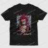 Kirishima Eijiro-Red Riot Unisex Black T-Shirts-Kids and Adult Sizes to 5XL-Various Designs