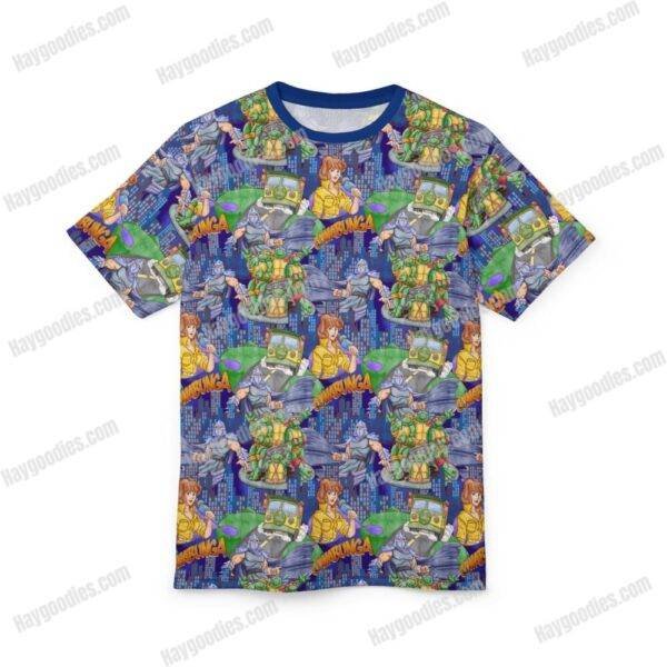 Teenage Mutant Ninja Turtles Pattern T-Shirt — Soft Jersey & Inclusive Sizing (XS–7XL)