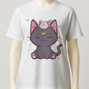 Sailor Moon Luna t-shirt kawaii Luna Artemis