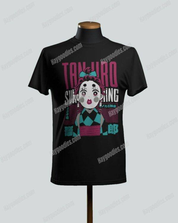 white-t-shirt-on-a-headless-mannequin-in-front-of-black-screen-0202282229.jpg Demon Slayer Anime Unisex T-Shirts