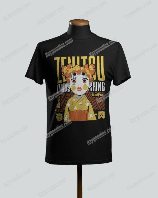 white-t-shirt-on-a-headless-mannequin-in-front-of-black-screen-0202282429.jpg Demon Slayer Anime Unisex T-Shirts