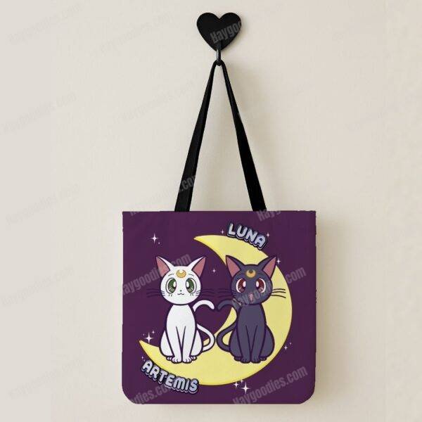 Luna & Artemis Shopping Tote Bag – Lightweight, Multiple Colours