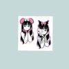 Sticker-tomiexsanrio Junji Ito Tomie x Sanrio inspired stickers