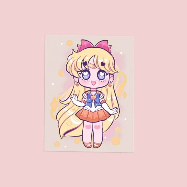 a5dtftransfer-sheet-venus Sailor Moon Chibi DTF Transfer Sheet A5 | Kawaii Anime Heat Press Iron On