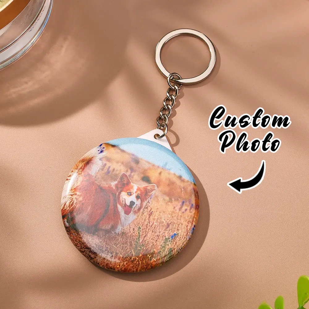 personalized keychain mirror