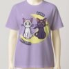 Luna and Artemis t-shirt all-over print unisex soft-touch tee