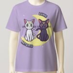 Luna and Artemis t-shirt all-over print unisex soft-touch tee