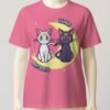 Sailor Moon Luna and Artemis t-shirt S to 7XL