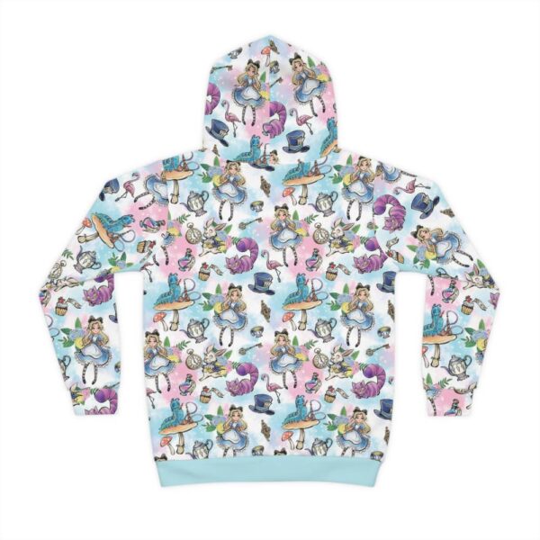 Back-alice hoodie kids Alice in Wonderland hoodie all-over print
