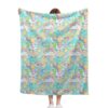 Blanket-carebears care bears fleece blanket pastel cute throw design