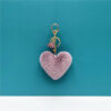 569426797 Heart Shaped Keychain – Plush Imitation Mink Fur Bag Charm | 11 Colours