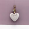 569426798 Heart Shaped Keychain – Plush Imitation Mink Fur Bag Charm | 11 Colours