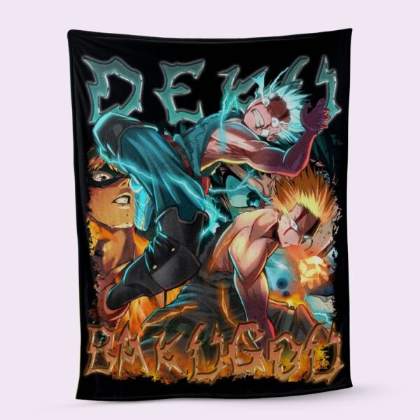 deku dynamight fleece blanket my hero academia anime