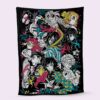 demon slayer hashira fleece blanket design