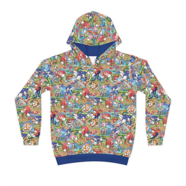 Sonic the Hedgehog kids hoodie all-over print