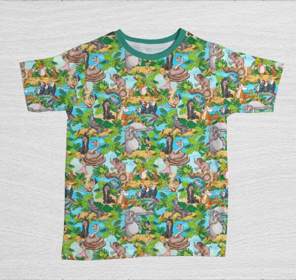 jungle book kids t shirt pattern