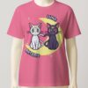 Luna and Artemis t-shirt-peony Luna and Artemis t-shirt all-over print unisex soft-touch tee