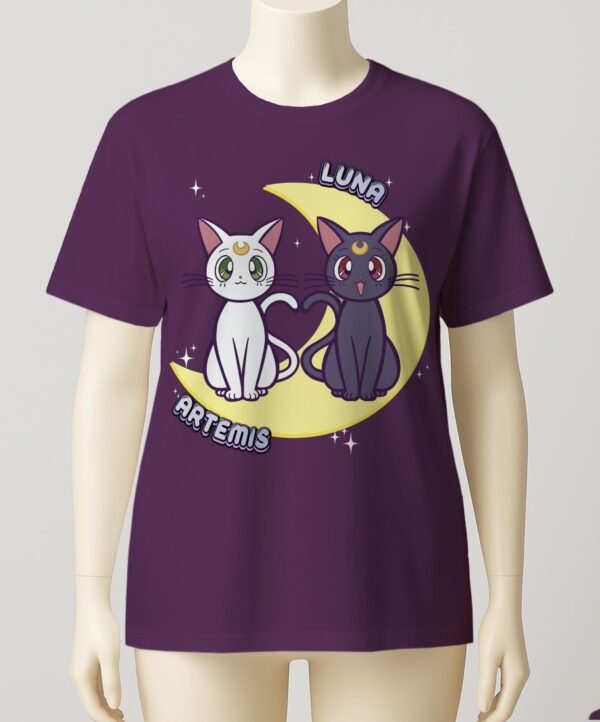 Luna and Artemis t-shirt-wine Luna and Artemis t-shirt all-over print unisex soft-touch tee