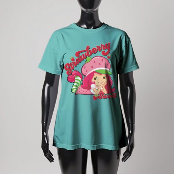 STRAWBERRY SWEET-chalkymint Strawberry Shortcake t-shirt all-over print unisex soft-touch tee