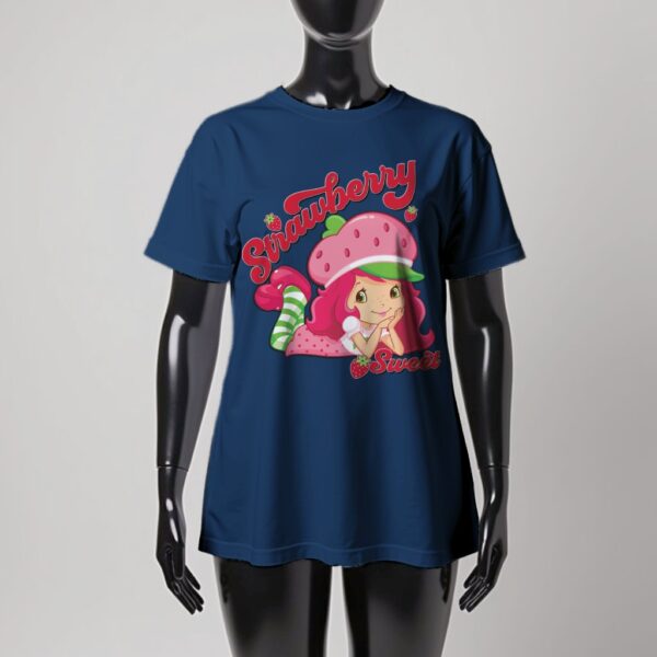 STRAWBERRY SWEET-midnight Strawberry Shortcake t-shirt all-over print unisex soft-touch tee
