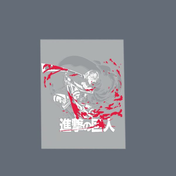 Attack on Titan Mix DTF Transfer Sheet A5 | Anime Iron On Heat Press Fabric