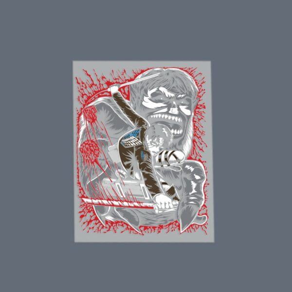 Attack on Titan Mix DTF Transfer Sheet A5 | Anime Iron On Heat Press Fabric