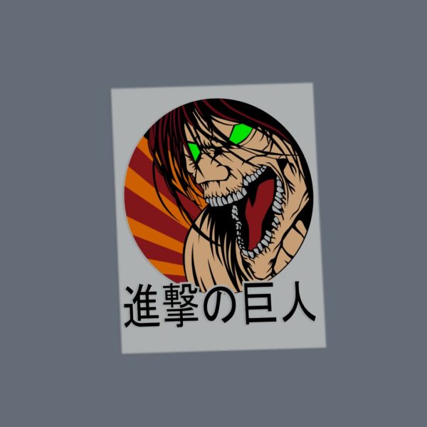 Attack on Titan Mix DTF Transfer Sheet A5 | Anime Iron On Heat Press Fabric