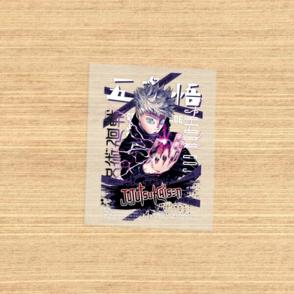 Jujutsu Kaisen DTF transfer sheet A5 -gojo satoru
