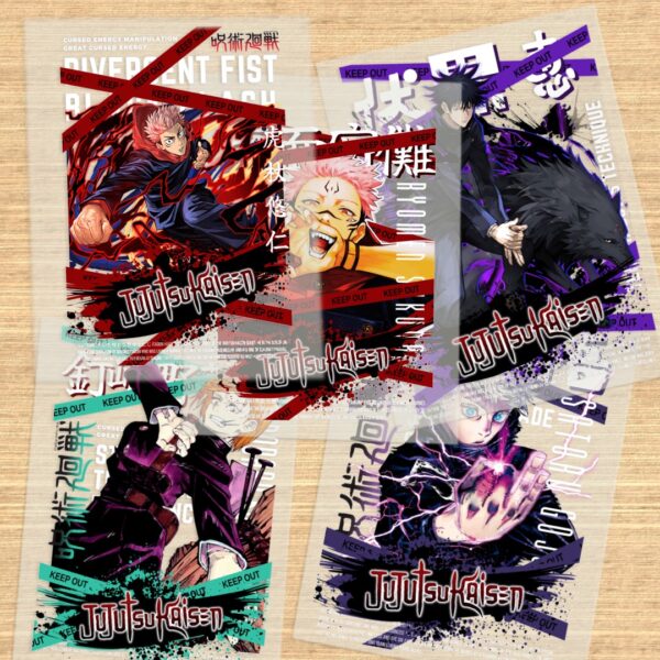 Jujutsu Kaisen DTF transfer sheet A5