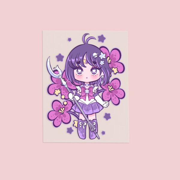 Sailor Moon Chibi Design DTF Transfer Sheet A5 | Kawaii Anime Heat Press Iron On