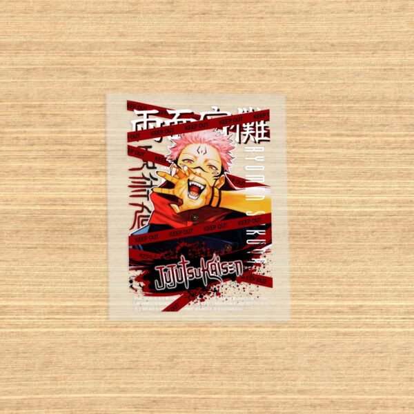 Jujutsu Kaisen DTF transfer sheet A5 -ryomen sukuna