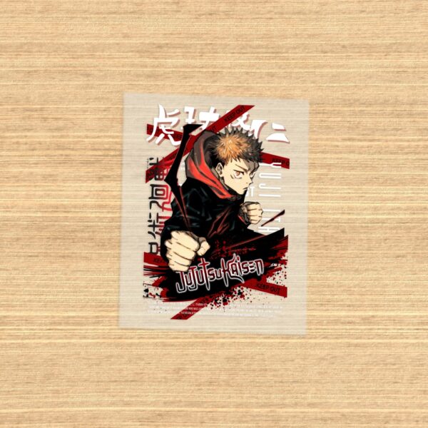 Jujutsu Kaisen DTF transfer sheet A5 -itadori yuji