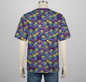Toy Story Little Green Men pattern t-shirt XS to 7XL inclusive sizing