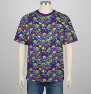 Toy Story Little Green Men pattern t-shirt XS to 7XL inclusive sizing