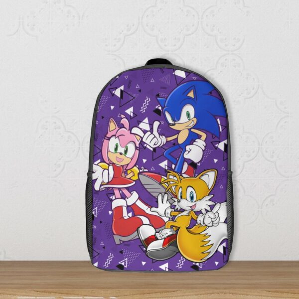 Sonic Tails Shadow Amy Rose Eggman backpack 8 designs kids school bag