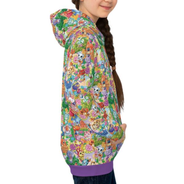 Animal Crossing kids hoodie all-over print