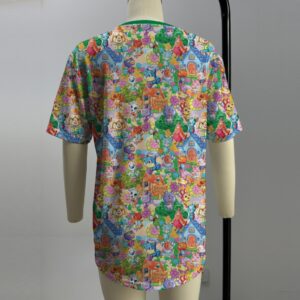 Animal Crossing pattern t-shirt XS to 7XL inclusive sizing