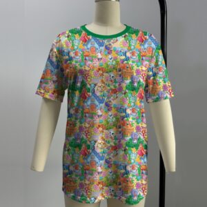 Animal Crossing pattern t-shirt XS to 7XL inclusive sizing