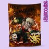katsuki bakugo fleece blanket anime throw design