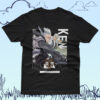 Bleach anime t-shirt in black with Soul Reaper character graphic print, unisex classic fit