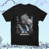 Bleach anime t-shirt in black with Soul Reaper character graphic print, unisex classic fit