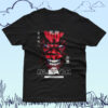 Bleach anime t-shirt in black with Soul Reaper character graphic print, unisex classic fit